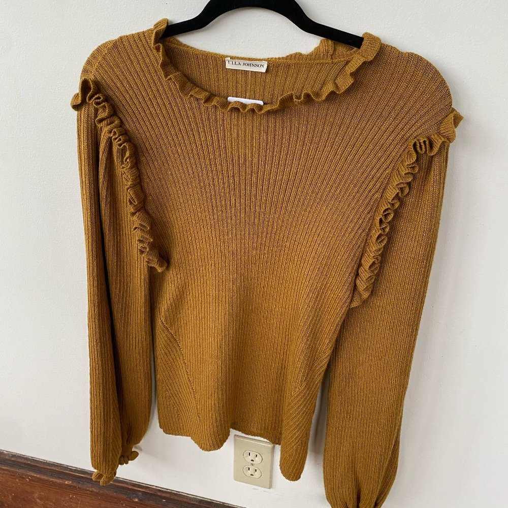Ulla Johnson mustard sweater size L